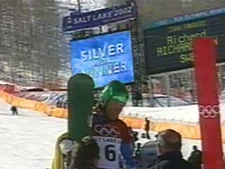 Giant digital screen and display in Ski Slalom Area