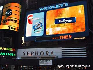 LED billboards in outdoor advertising