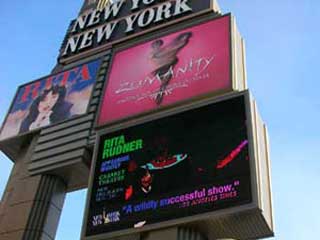 Advertizing LED screen in Las Vegas