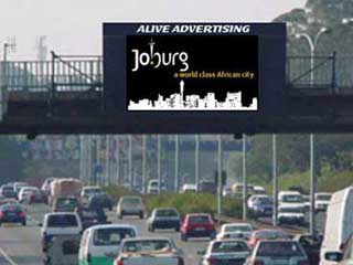 Red de las pantallas video por el Alive Advertizing en Suráfrica