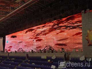 Grande painel de LED de aluguel para o concerto no palco