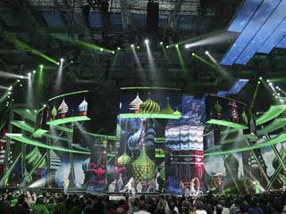 LED stage decor at “Eurovision 2009”