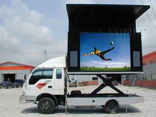 Mobile LED screen with 12 mm pitch