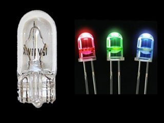 Automotive light bulb 1250X and LEDs