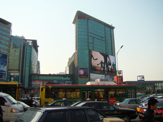 Huge LED billboard in central China