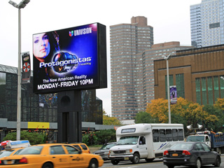 Advertising LED screen in New York
