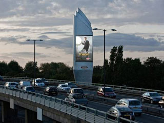 Advertising LED screen in London
