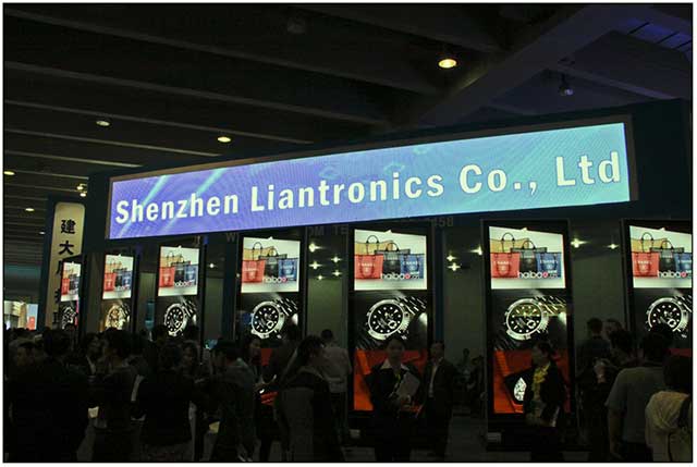Informational LED info-kiosks manufactured by Liantronics
