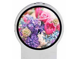 Round LCD display by Toshiba