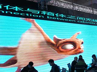 3D image on a LED screen