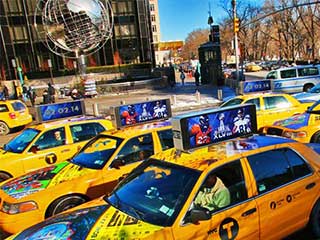 Светодиодные рекламные “Taxi top” экраны