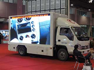 Truck-based LED screen with P5 pixel pitch