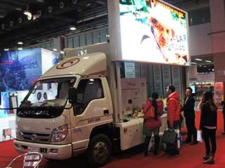 Truck-based LED screen with P5 pixel pitch