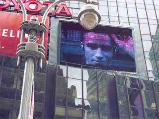 Large advertizing LED screen