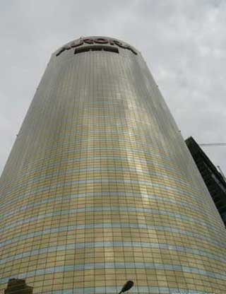 Gigantic LED screen in Shanghai