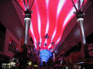 Riesiger LED-Bildschirm in Las Vegas