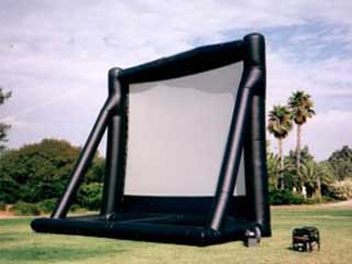 Blimpscreen inflatable screen was set up in 30 minutes