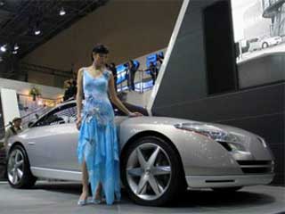 Pantalla de LEDs en Seul motor show 2005