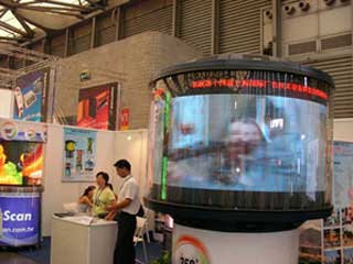 LED screen at Shanghai exhibition
