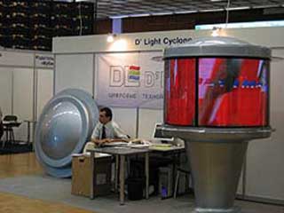 Stand de la compagnie «D’light»