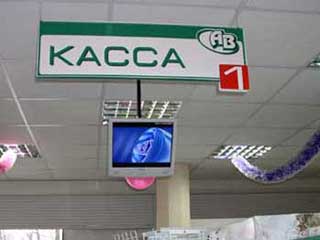 Advertising digital signage displays usage