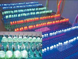 Laboratorio para la prueba compleja del LED