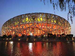 Stade Olympique - éclairage à LED «Bird's Nest»