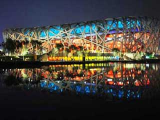 Stade Olympique - éclairage à LED «Bird's Nest»