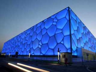 LED façade of “Water Cube”