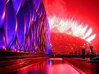 LED façade of “Water Cube”