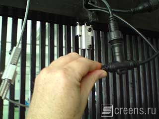 Fácil usar os conectores usados para a cortina de LED