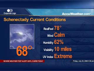 Plantillas típicas de Accuweather