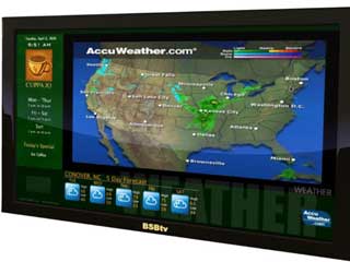 Modèles typiques d'Accuweather pour un bulletin météorologique