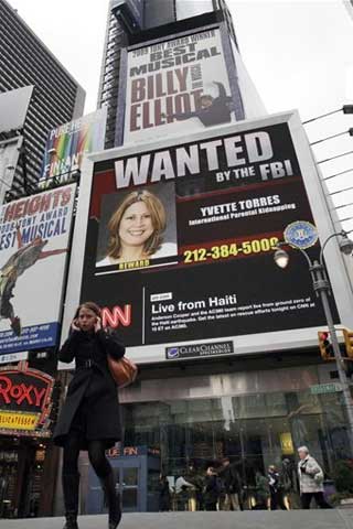 LED billboard by Clear Channel Outdoor at Times Square