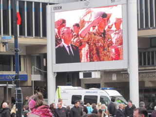 Outdoor LED screen in Derby