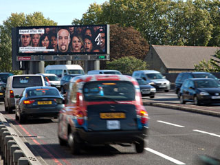 Рекламный светодиодный биллборд компании JCDecaux