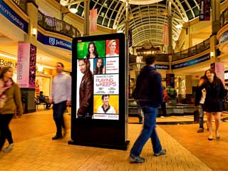 Moniteur LCD vertical de publicité