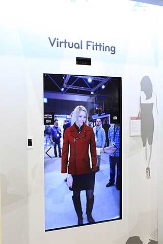 Virtual fitting room