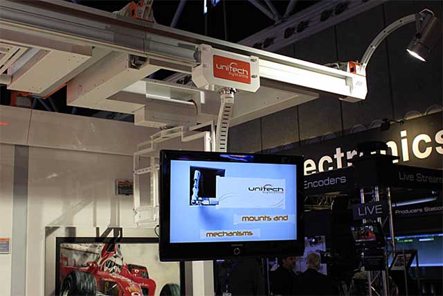 Unitech Systems hanging screen solution