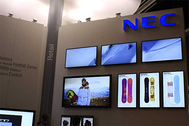 Стенд NEC на ISE 2013