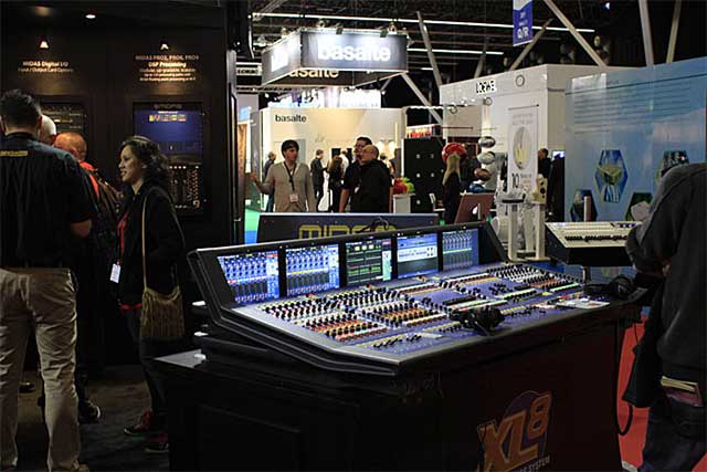Audio mixer for concerts and shows
