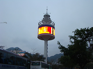 Circular 360 degree screen in Shenzhen