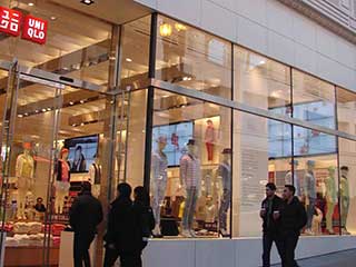 Fachada de la tienda de Uniqlo