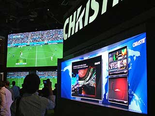 Christie displays on InfoComm 2014