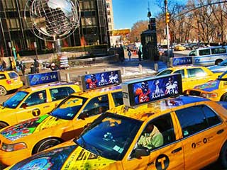 Taxi top LED digital signage