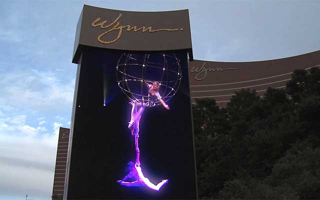 Telão de LED de hotel Wynn em Las Vegas