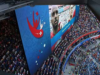 Zenit Arena riesig LED-Bildschirm (Russland)