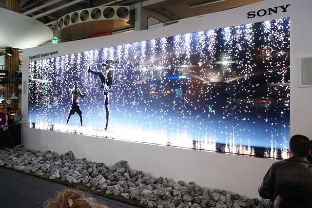 Sony Crystal LED screen 8Kx2K (7680x2160)