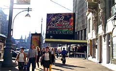 Grand &eacute;cran &eacute;lectronique &agrave; Moscou