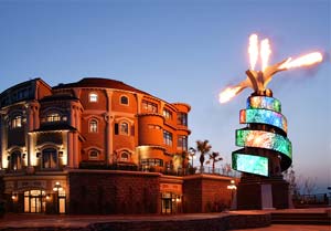 LED Dragon Tower